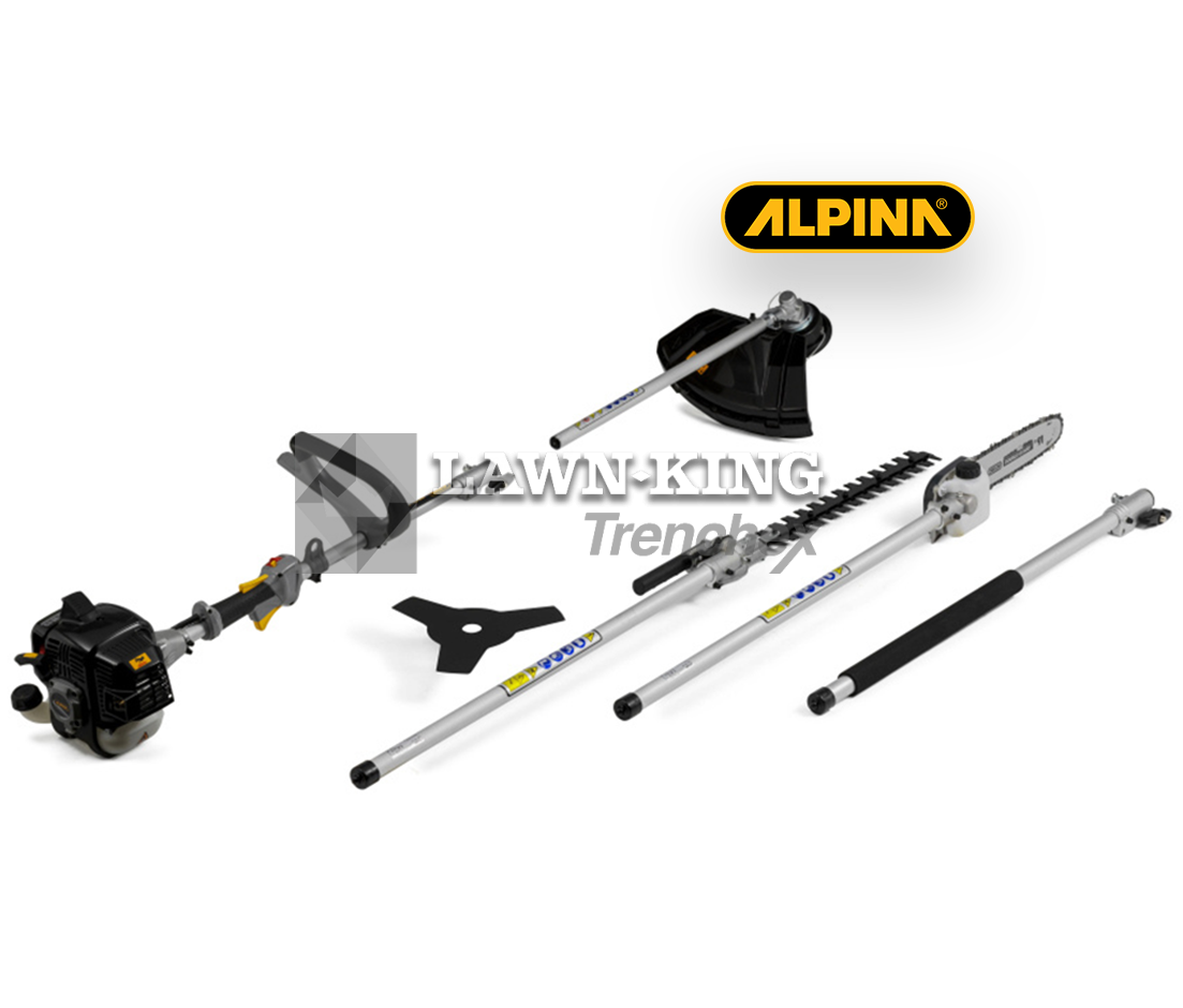 The Alpina SW 80 P petrol sweeper
