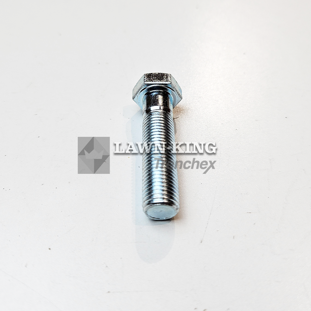 Stiga Group (Alpina, Castelgarden and Mountfield etc) silver blade bolt with hexagonal head on a white background.