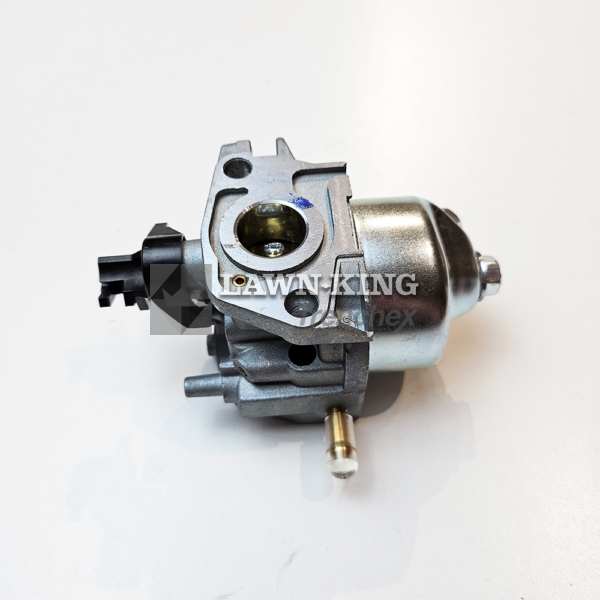 Stiga Group (Atco, Alpina, Mountfield etc) carburettor suitable for lawnmowers. Silver and black and sat against a white background.