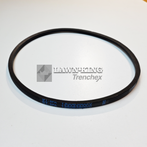 135063800/0 Stiga Group (Alpina, Mountfield, Castelgarden etc) tractor belt, black laid out flat against a white background.