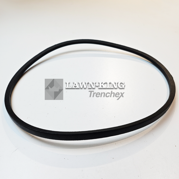 135063902/1 Stiga Group (Atco, Alpina, Mountfield etc) lawnmower belt, black, flat against a white background.