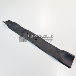 181004346/3: Stiga Group (Atco, Mountfield etc) lawnmower blade set horizontally and flat against a white background.