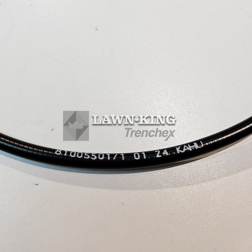 181005501/1: Stiga Group (Atco, Alpina, Mountfield etc) lawnmower cable showing the part number printed on the cable against a white background.